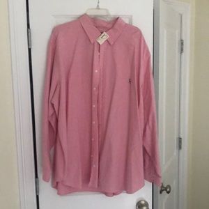Pink Polo button down shirt